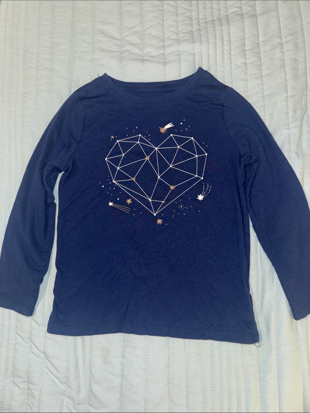 Heart constellation long-sleeved tee